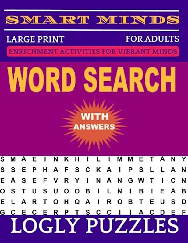 Word Search Book Large Print for Adults: 2400+ words New Fun and Relaxing Puzzles Book for Adults & Seniors with Answers Key