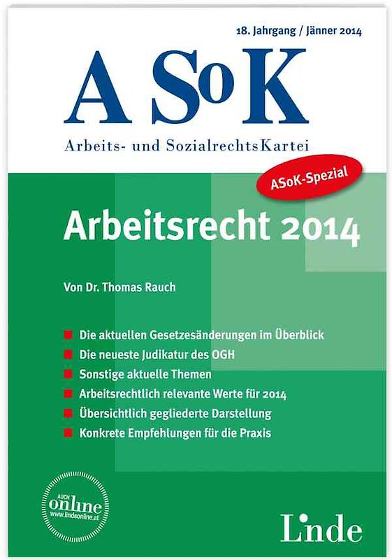 ASoK-Spezial Arbeitsrecht 2014