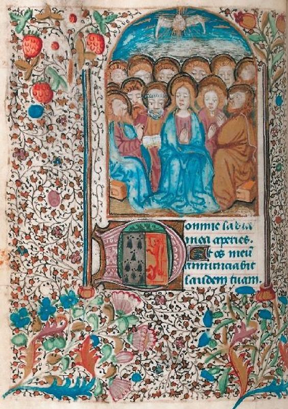 Carnet Blanc, Heures Isabelle Stuart, Colombe