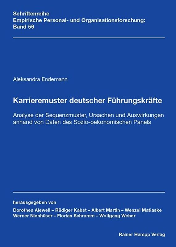 Karrieremuster deutscher Führungskräfte