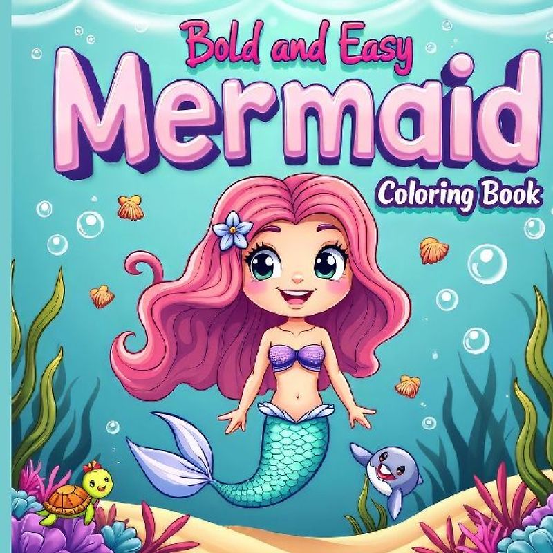 Mermaid Activity Book for Kids Ages 3+