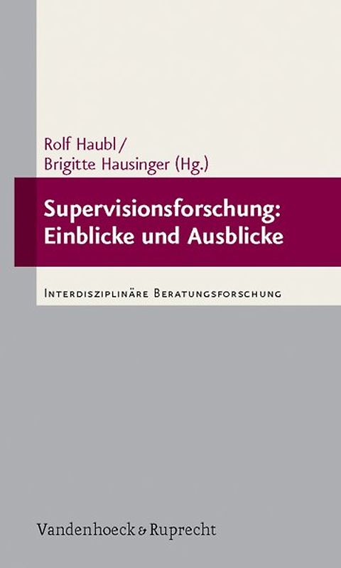 Supervisionsforschung: Einblicke und Ausblicke