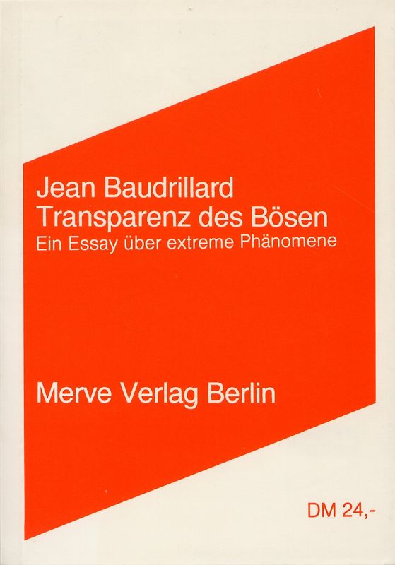 Transparenz des Bösen