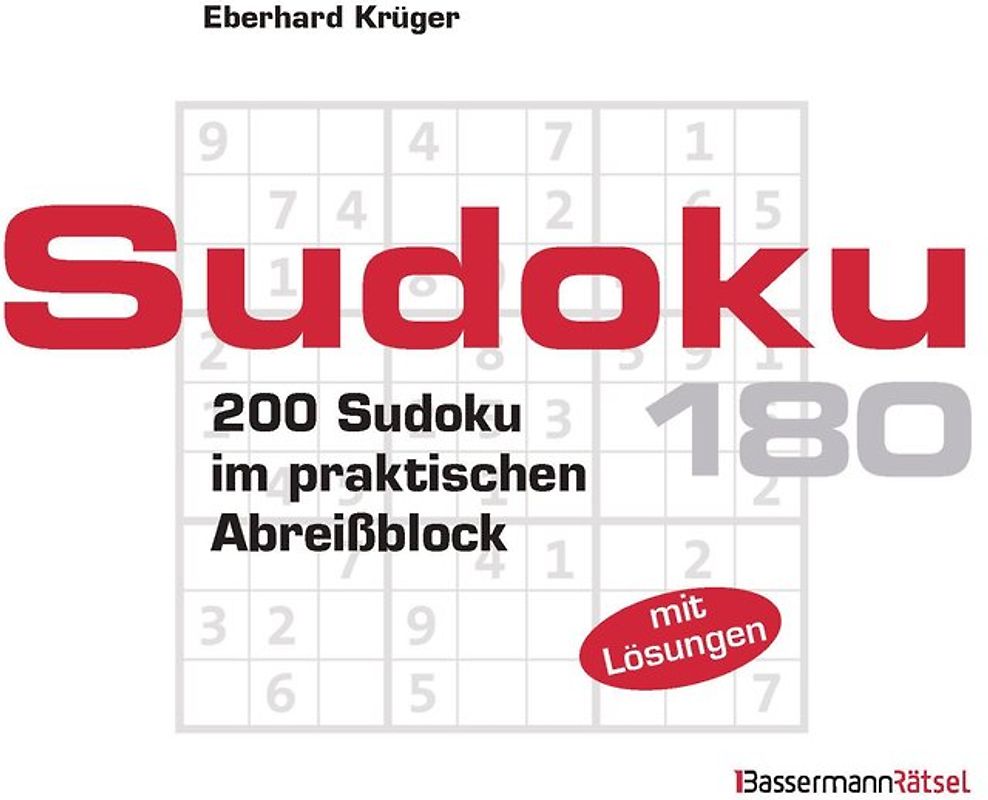 Sudoku Block 180 (5 Exemplare à 2,99 €)