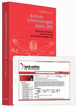 Beck'sche Schmerzensgeld-Tabelle 2016