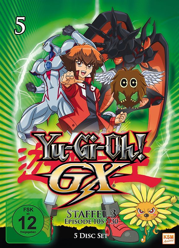Yu-Gi-Oh! GX - Staffel 3, Box 1 [5 Discs] DVD