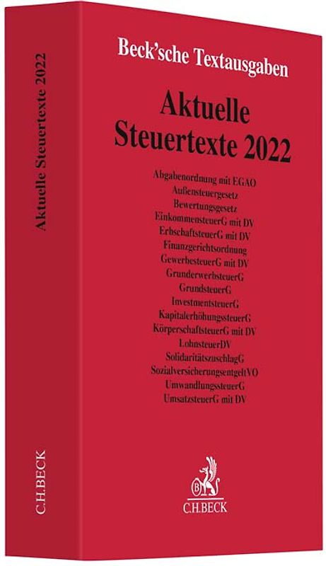 Aktuelle Steuertexte 2022