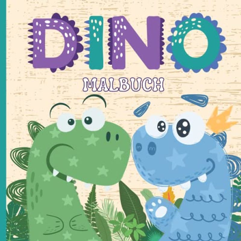 Dino Malbuch für Kinder ab 6 Jahren, 50 einzigartige und lustige Designs zum Ausmalen: Stundenlanger Spaß und Kreativität für Jungen und Mädchen, die Dinosaurier lieben
