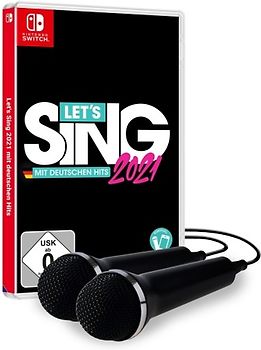 Let's Sing 2021 mit deutschen Hits + 2 Mikrofone Bundleversion