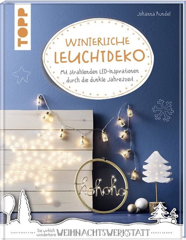Winterliche Leuchtdeko