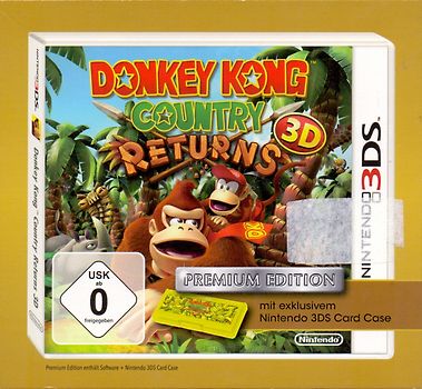 Donkey Kong Country Returns 3D Premium Edition[inkl. 3DS Card Case] Nintendo 3DS