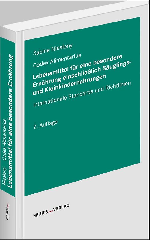 Lebensmittel für eine besondere Ernährung einschließlich Säuglings- und Kleinkindernahrungen