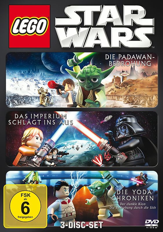 Lego Star Wars: Die Padawan Bedrohung / Das Imperium schlägt ins Aus / Die Yoda Chroniken [3 DVDs] DVD