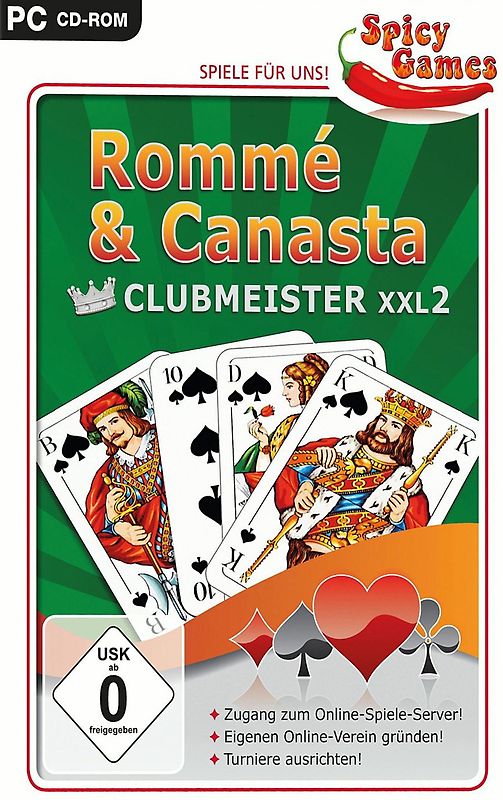 Rommé & Canasta Clubmeister XXL 2 PC Spiele