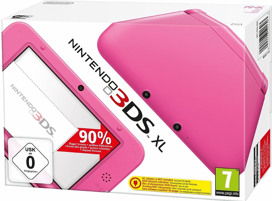 Nintendo 3DS XL pink