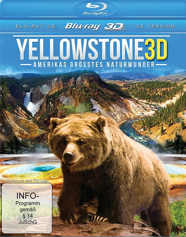 Yellowstone - Amerikas größtes Naturwunder (Blu-ray 3D) 3D Blu-ray Disc