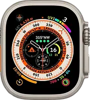 Apple Watch Ultra 49 mm Titangehäuse natur [Wi-Fi + Cellular]