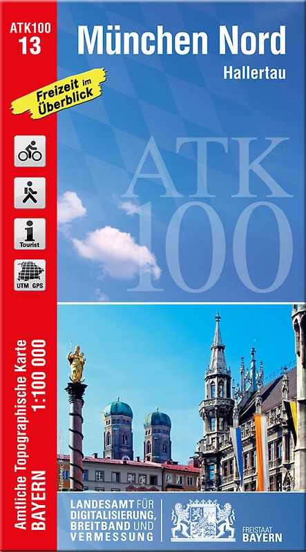 ATK100-13 München Nord (Amtliche Topographische Karte 1:100000)