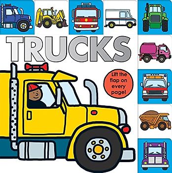 Trucks (Lift-The-Flap Tab Books)