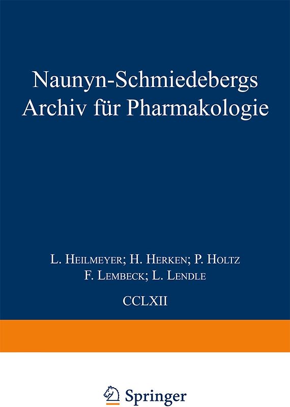 Naunyn Schmiedebergs Archiv für Pharmakologie