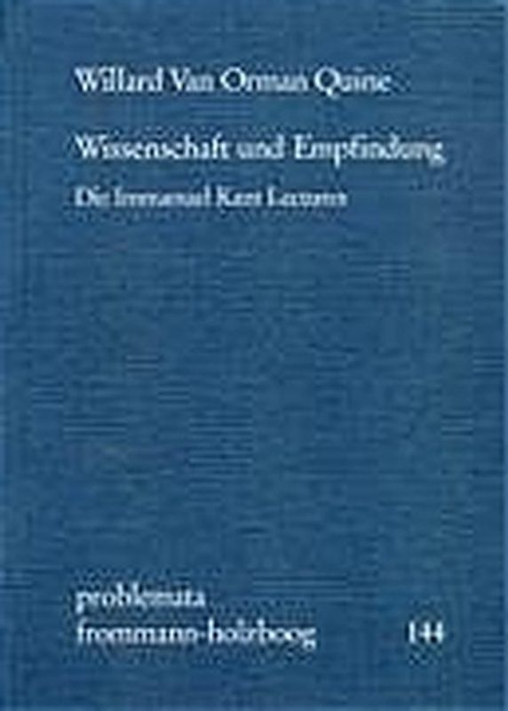 Wissenschaft und Empfindung