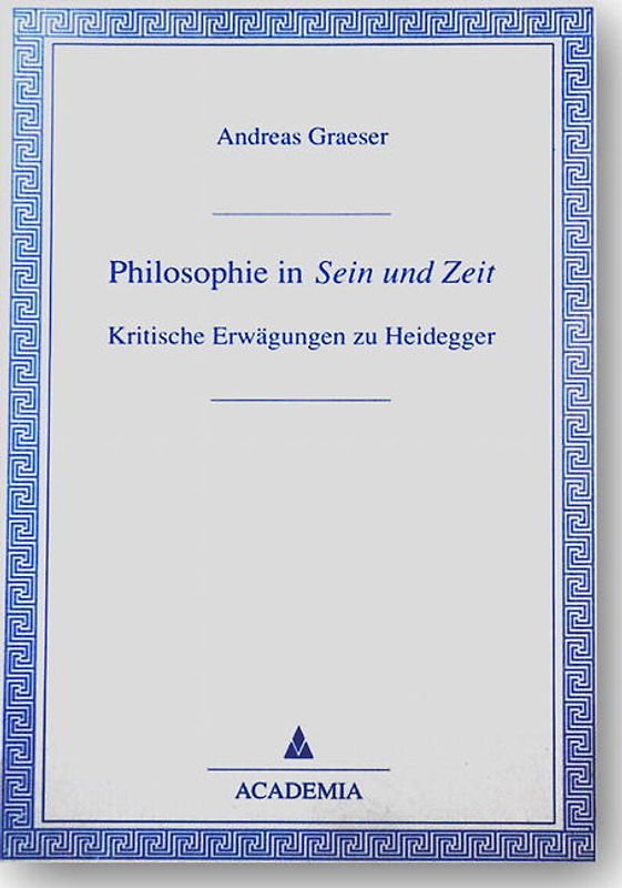 Philosophie in 'Sein und Zeit'