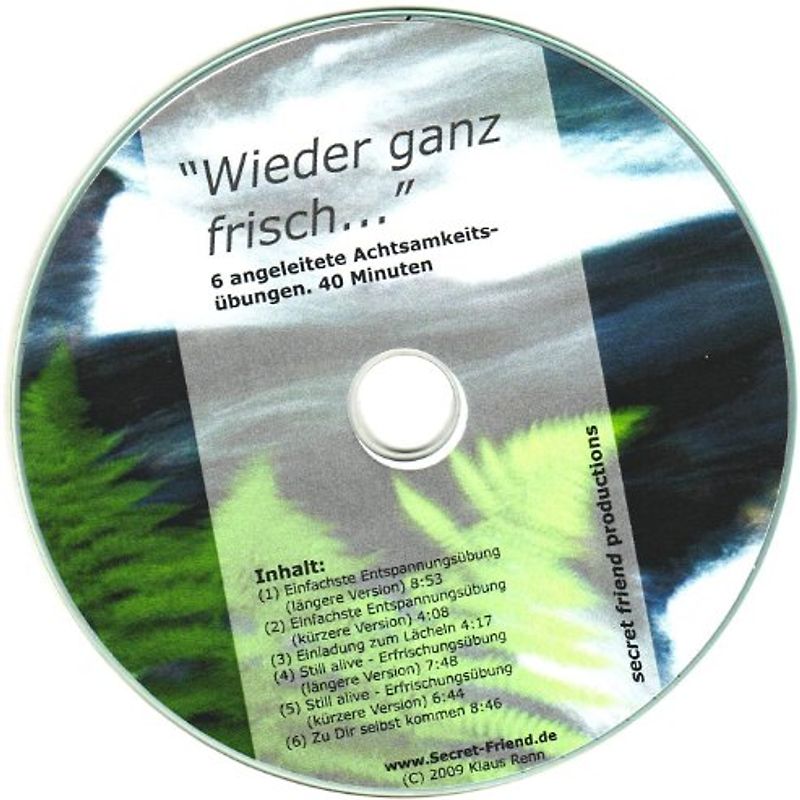 Wieder ganz frisch. Audio-CD.