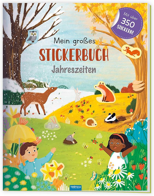 Trötsch Stickerbuch Mein großes Stickerbuch Jahreszeiten