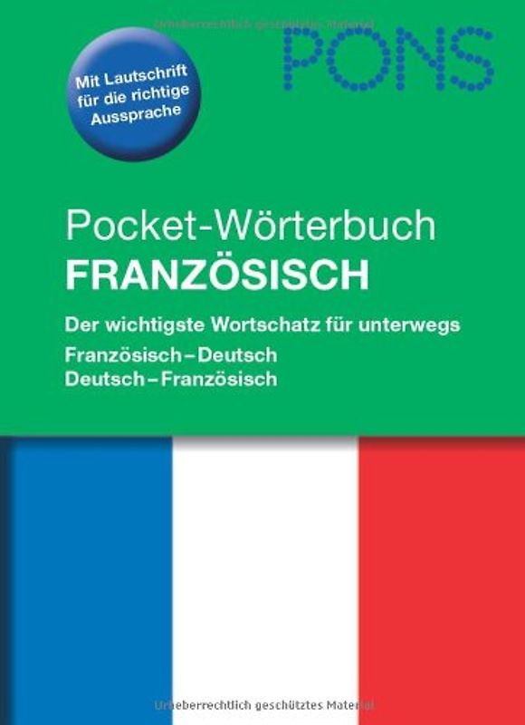 PONS Pocket-Wörterbuch Französisch