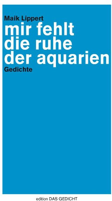 mir fehlt die ruhe der aquarien