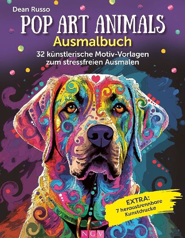 Pop Art Animals - Ausmalbuch