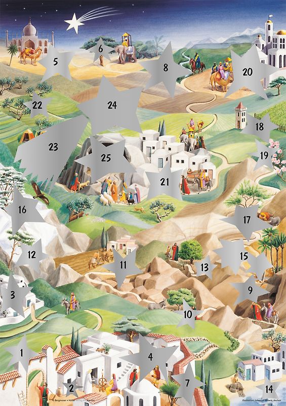 Auch die Tiere folgen dem Stern