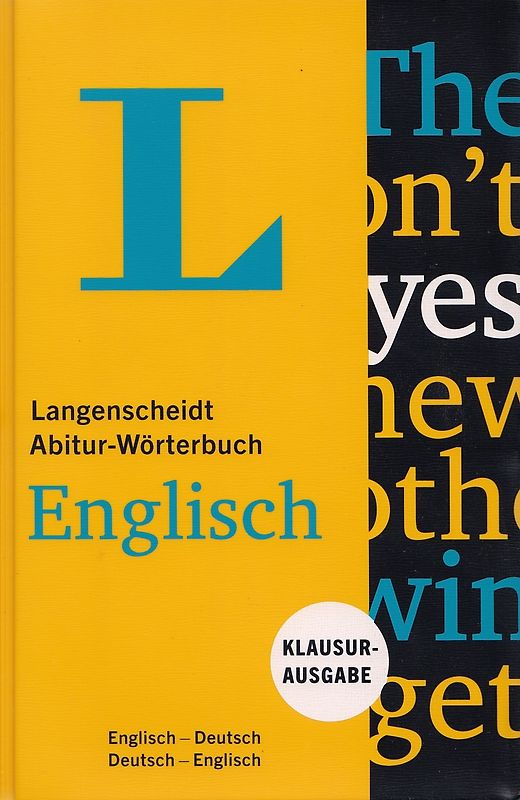 Langenscheidt Abitur-Wörterbuch Englisch - Buch und App