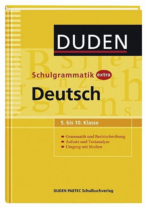 Duden - Schulgrammatik extra - Deutsch