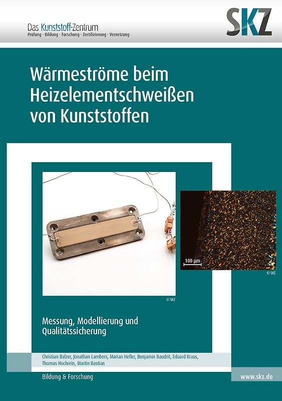 Wärmeströme beim Heizelementschweißen von Kunststoffen