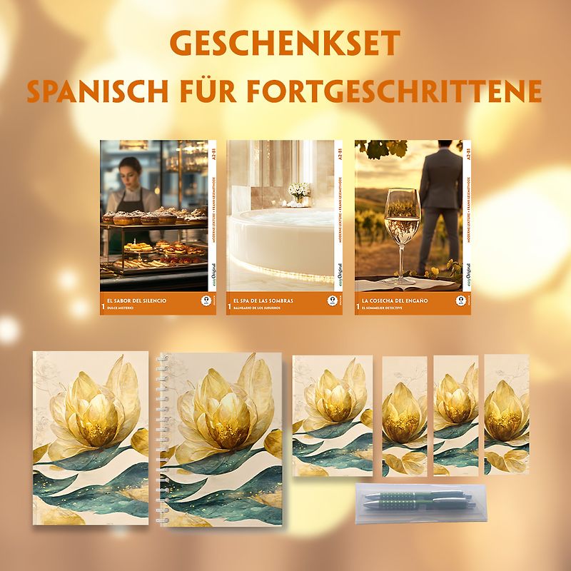 Geschenkset - Spanisch für Fortgeschrittene