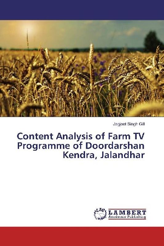 Content Analysis of Farm TV Programme of Doordarshan Kendra, Jalandhar