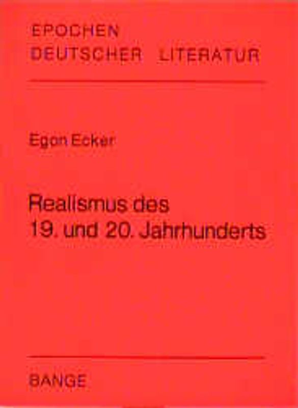 Realismus des 19. und 20. Jahrhunderts
