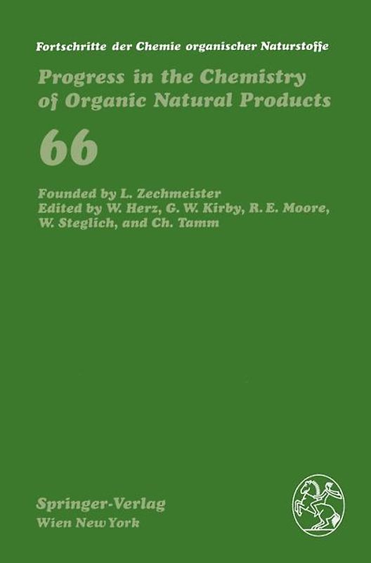 Fortschritte der Chemie organischer Naturstoffe / Progress in the Chemistry of Organic Natural Products