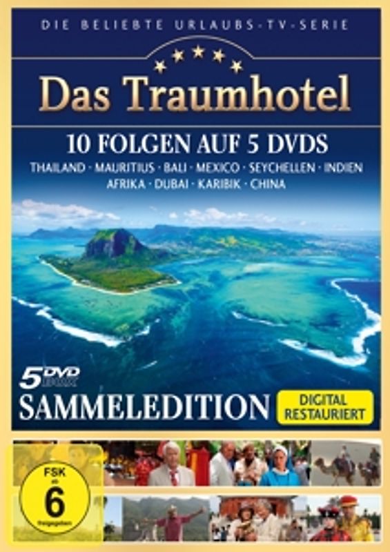 Das Traumhotel-Sammeledition-10 Folgen auf 5 D DVD