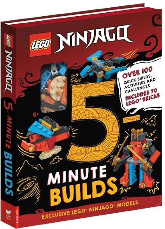 LEGO® NINJAGO®: Five-Minute Builds (with 70 LEGO bricks)