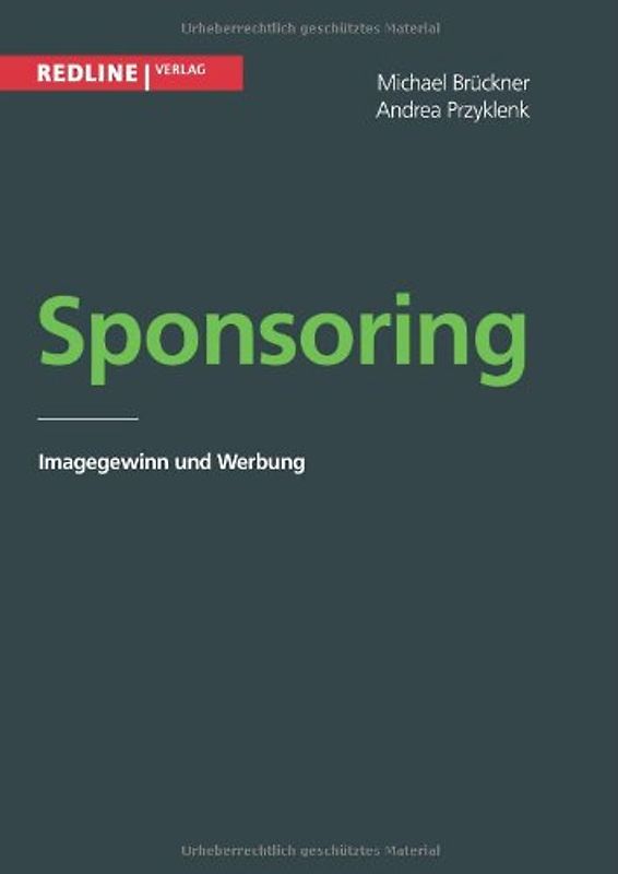 Sponsoring: Imagegewinn Und Werbung - Brückner, Michael