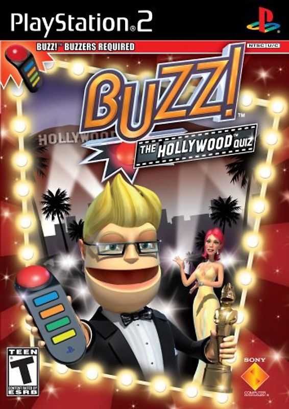 Buzz!: The Big! - Movie Quiz [Bundle Copy, Internationale Version] PlayStation 2
