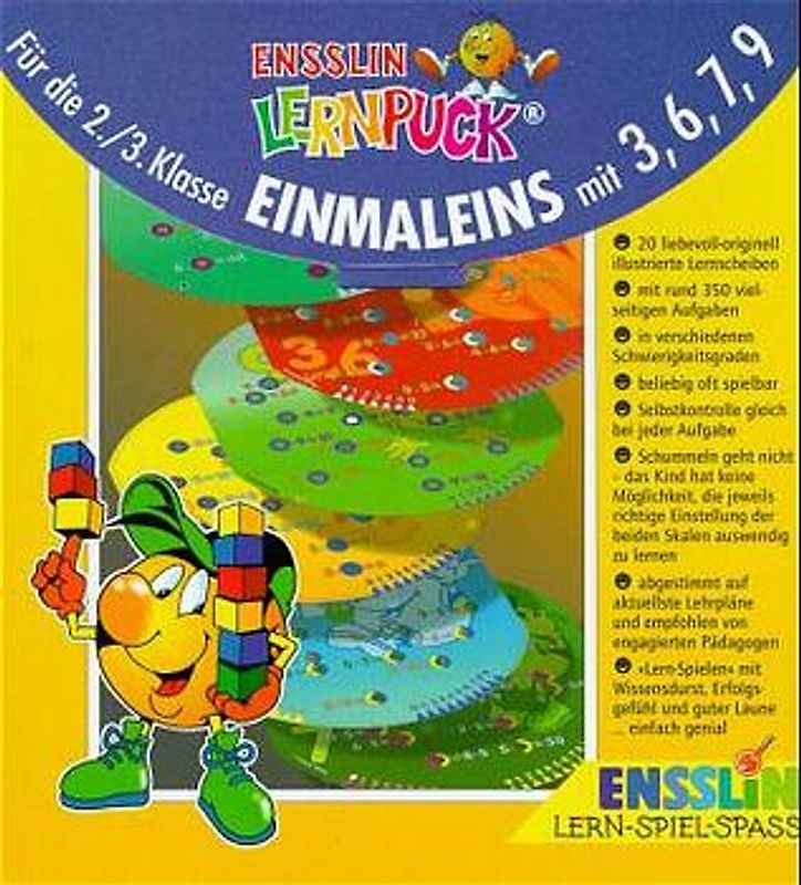 Einmaleins mit 3, 6, 7, 9 und Wiederholung des Einmaleins bis 10. Für die 2. /3. Klasse