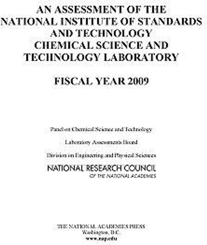 An Assessment of the National Institute of Standards and Technology Chemical Science and Technology Laboratory