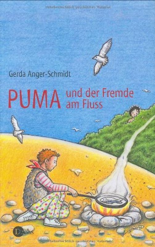 Puma und der Fremde am Fluss