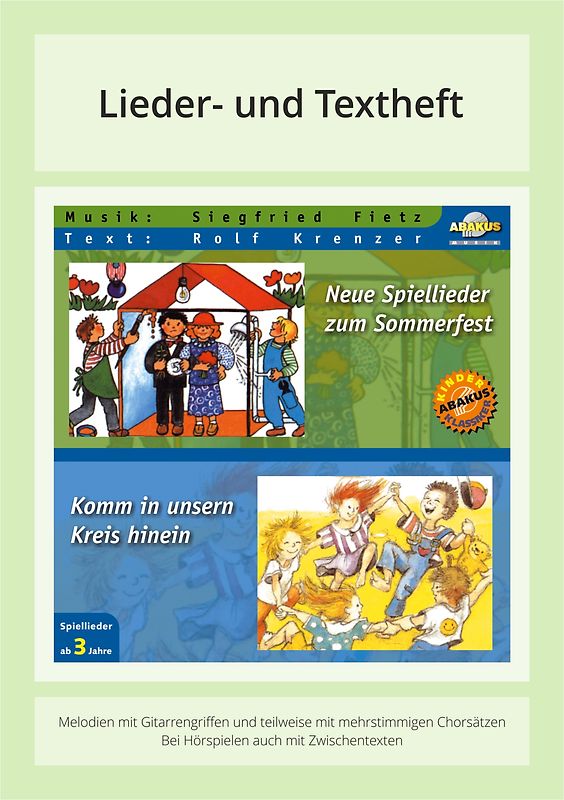 Neue Spiellieder zum Sommerfest & Komm in unsern Kreis hinein