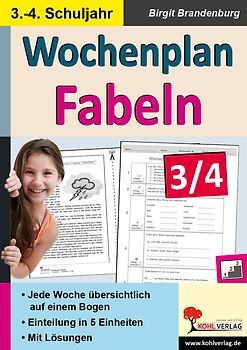 Wochenplan Fabeln / Klasse 3-4