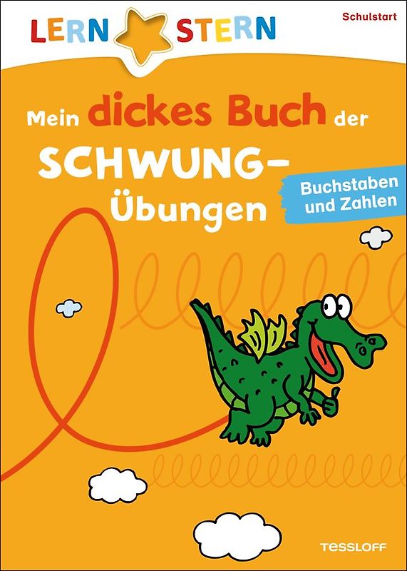 LERNSTERN Mein dickes Buch der Schwungübungen zum Schulstart