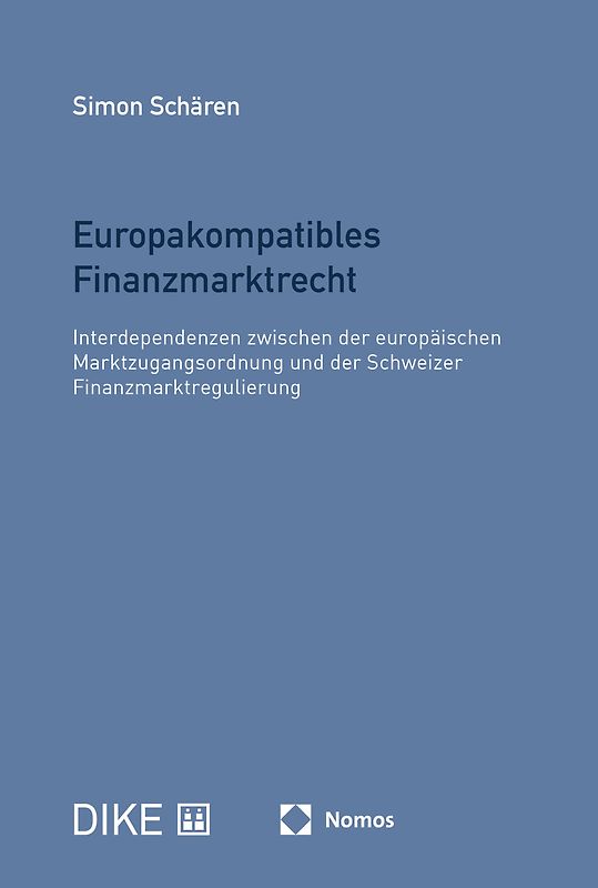 Europakompatibles Finanzmarktrecht
